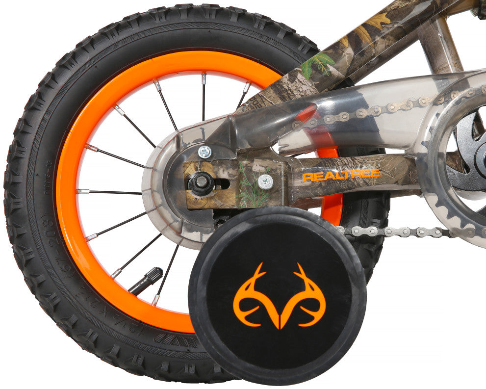 Realtree 12 Inch Kids Bike - Black