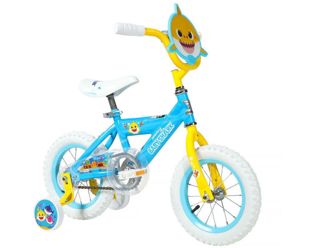 Baby Shark 12 Inch Kids Bike - Blue