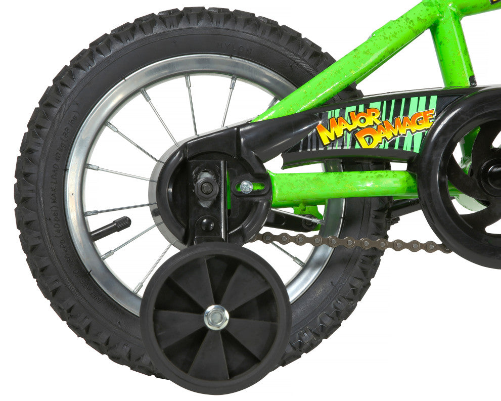 Magna Major Damage 12 Inch Kids Bike - Neon Green