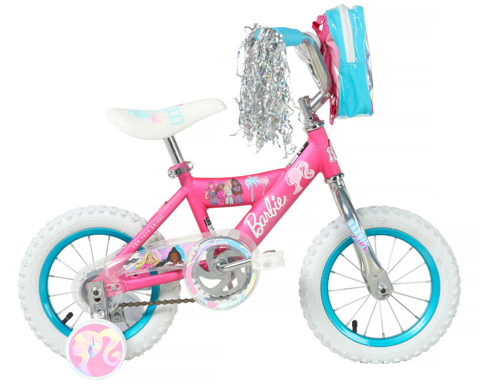 Barbie 12 Inch Kids Bike - Pink