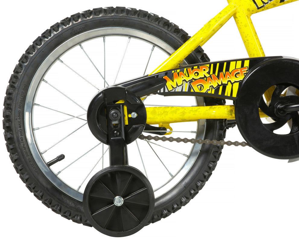 Magna Major Damage 16 Inch Kids Bike - Yellow