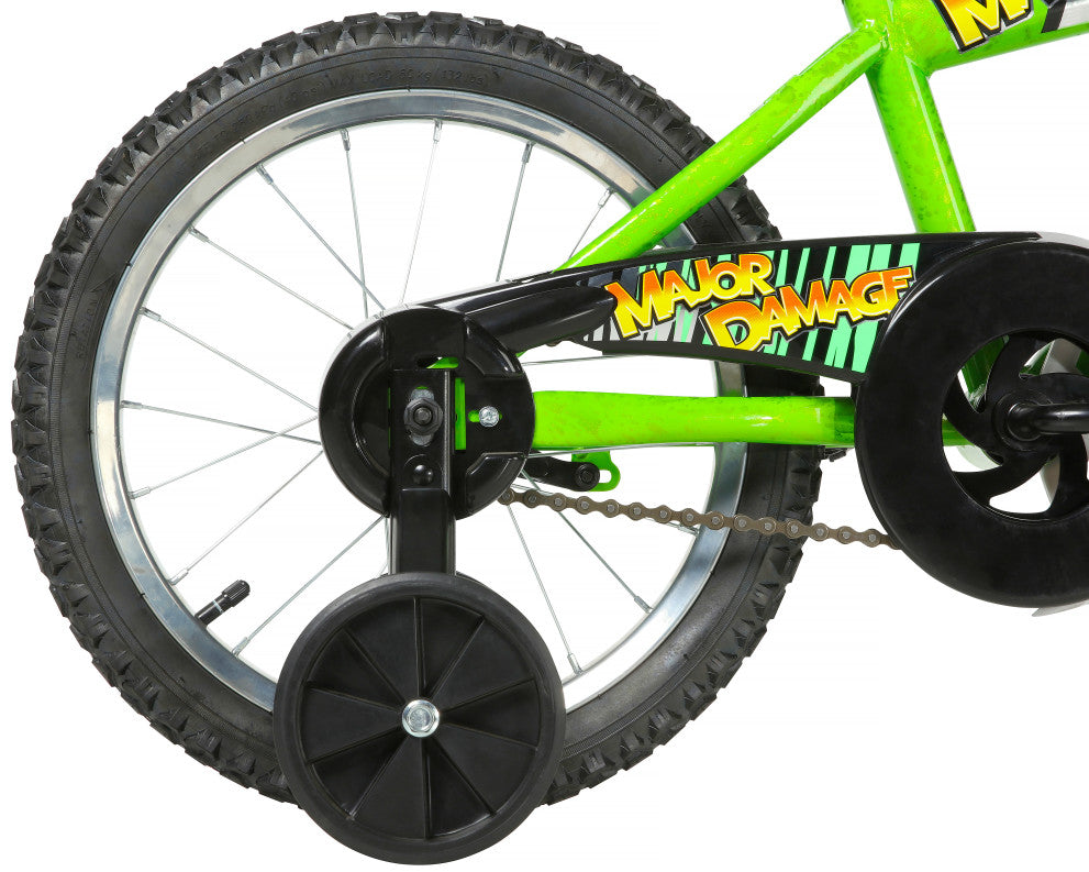 Magna Major Damage 16 Inch Kids Bike - Neon Green