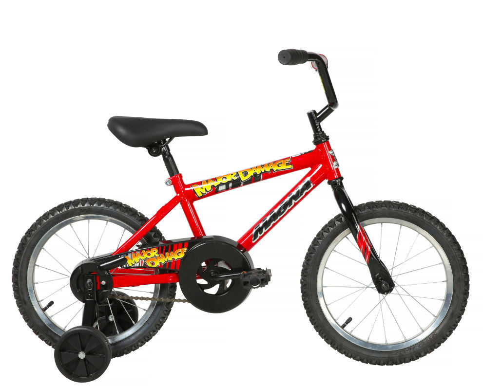Magna Major Damage 16 Inch Kids Bike - Red