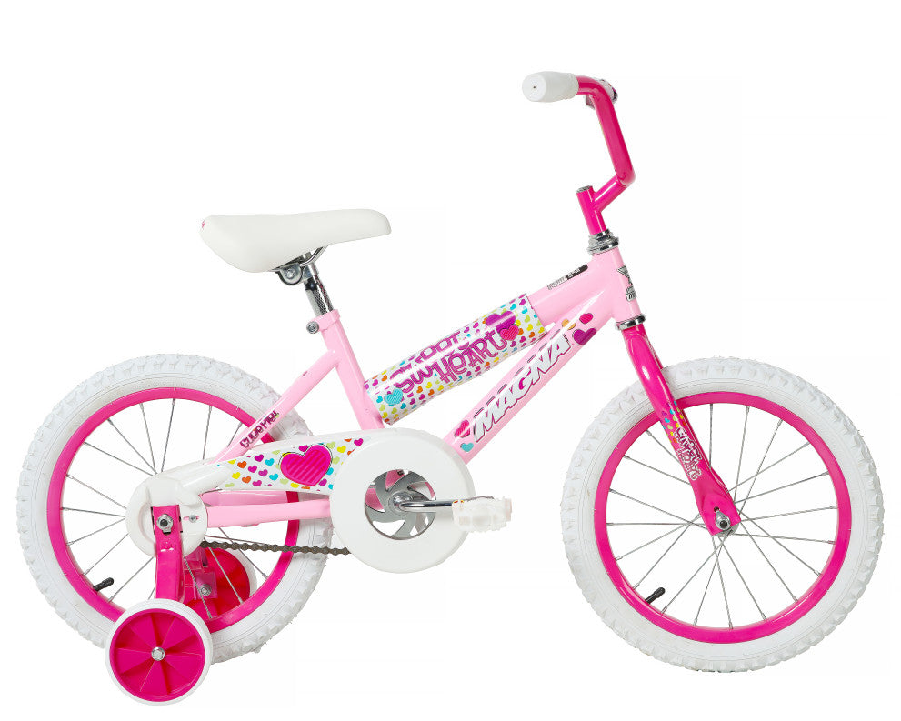 Magna Sweetheart 16 Inch Kids Bike Light Pink – Dynacraft Wheels