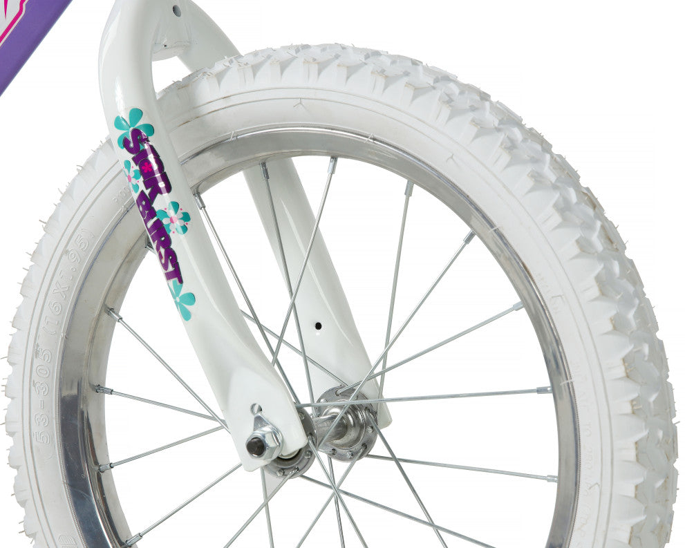 Magna Star Burst 16 Inch Kids Bike - Purple