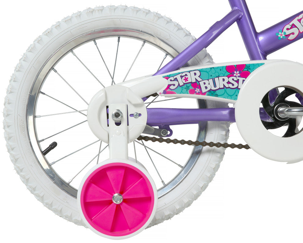 Magna Star Burst 16 Inch Kids Bike - Purple