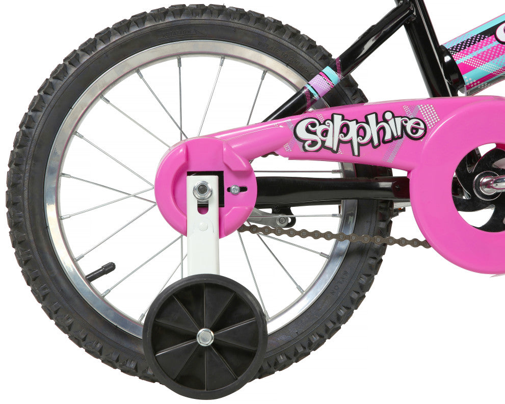 Magna Sapphire 16 Inch Kids Bike - Black