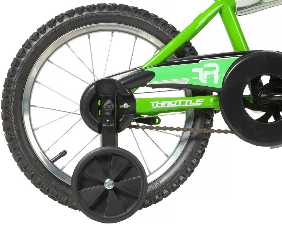 Magna Throttle 16 Inch Kids Bike - Neon Green