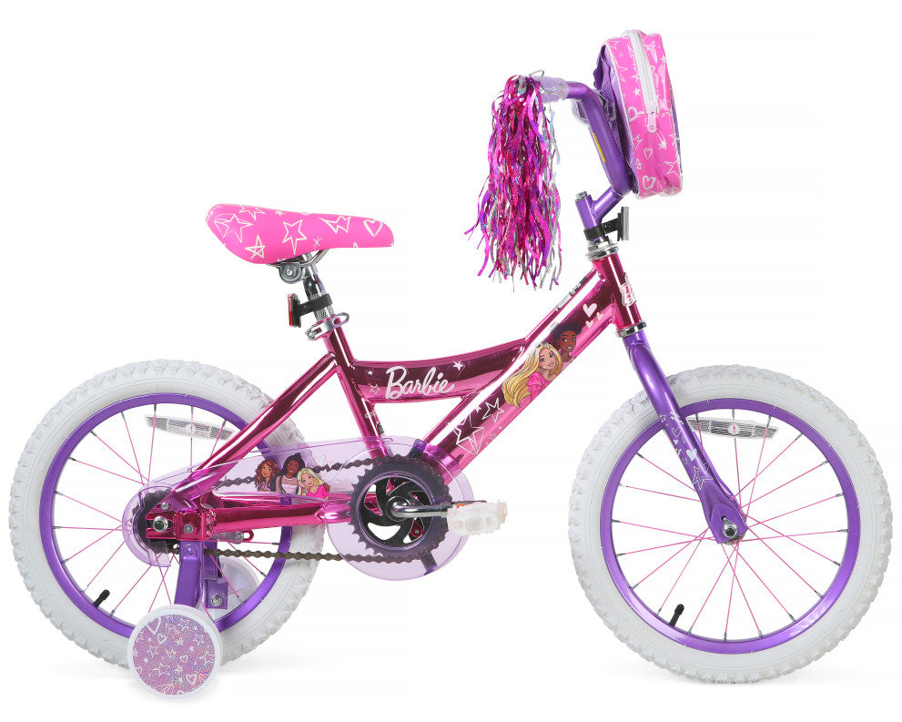 Barbie 16 Inch Kids Bike - Dark Pink