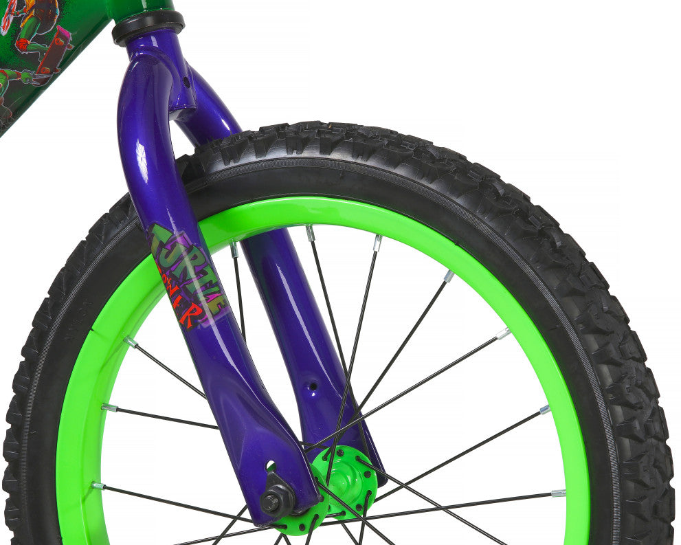 Teenage Mutant Ninja Turtles 16 Inch Kids Bike - Dark Green