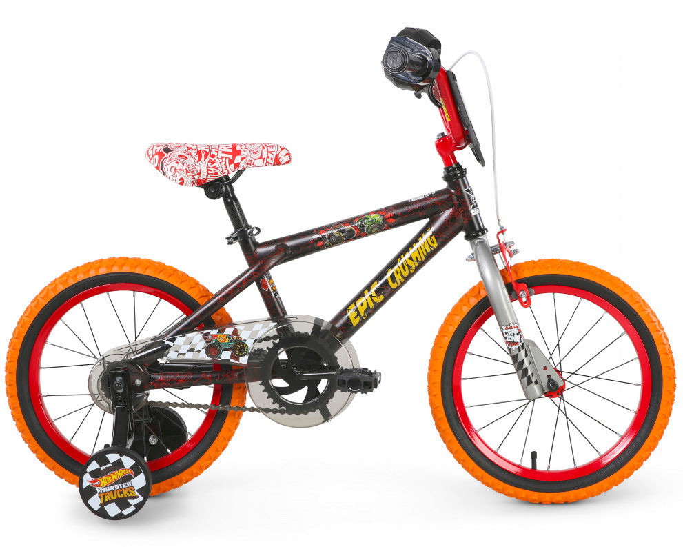 Hot Wheels 16 Inch Kids Bike - Black