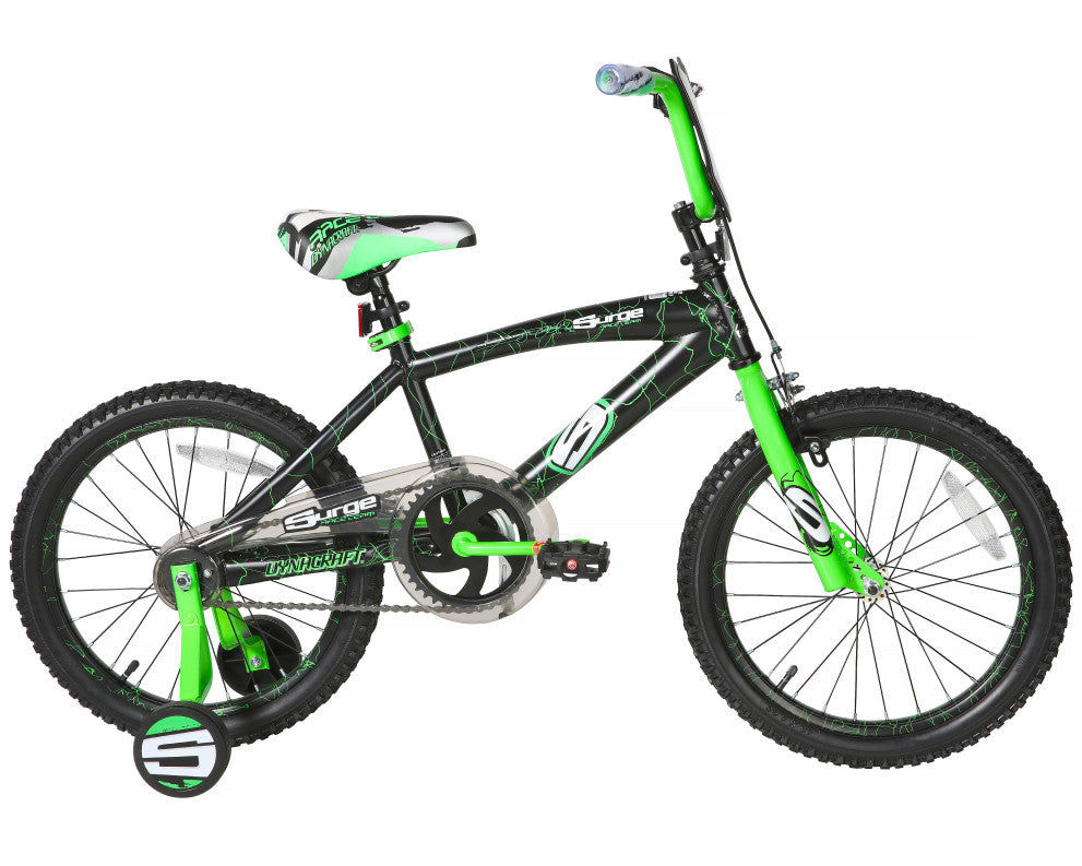 Dynacraft Surge 18 Inch Kids Bike - Green