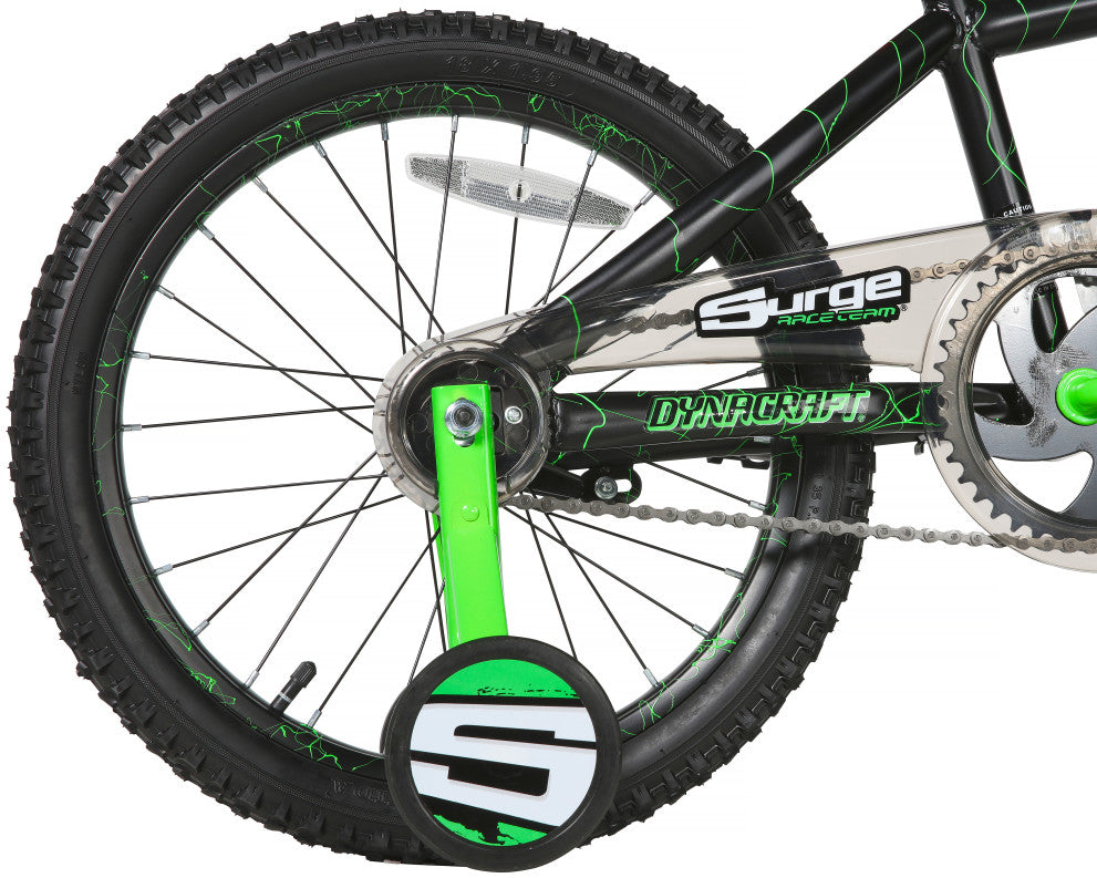 Dynacraft Surge 18 Inch Kids Bike - Green