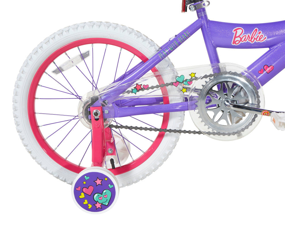 Barbie 18 Inch Kids Bike - Purple