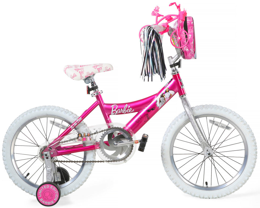 Barbie 18 Inch Kids Bike - Pink