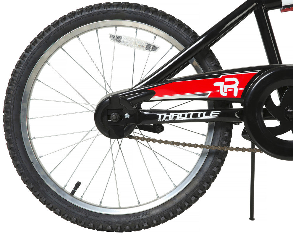 Magna Throttle 20 Inch Kids Bike - Black