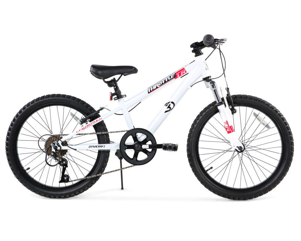 Dynacraft Throttle 20 Inch Kids Bike - White
