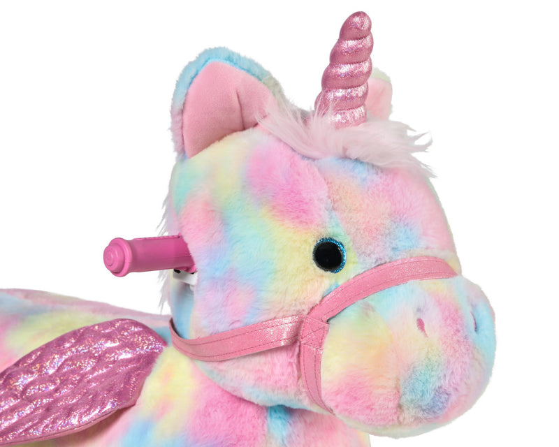 Dynacraft Willow Unicorn 6V Small Plush Ride-On