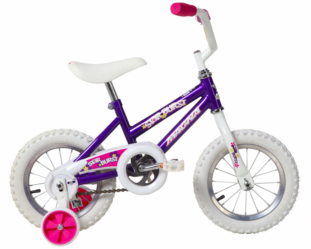 Magna Star Burst 12 Inch Kids Bike - Dark Purple
