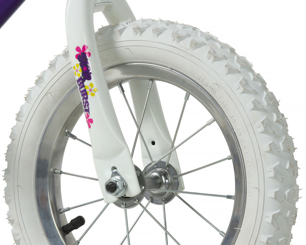 Magna Star Burst 12 Inch Kids Bike - Dark Purple