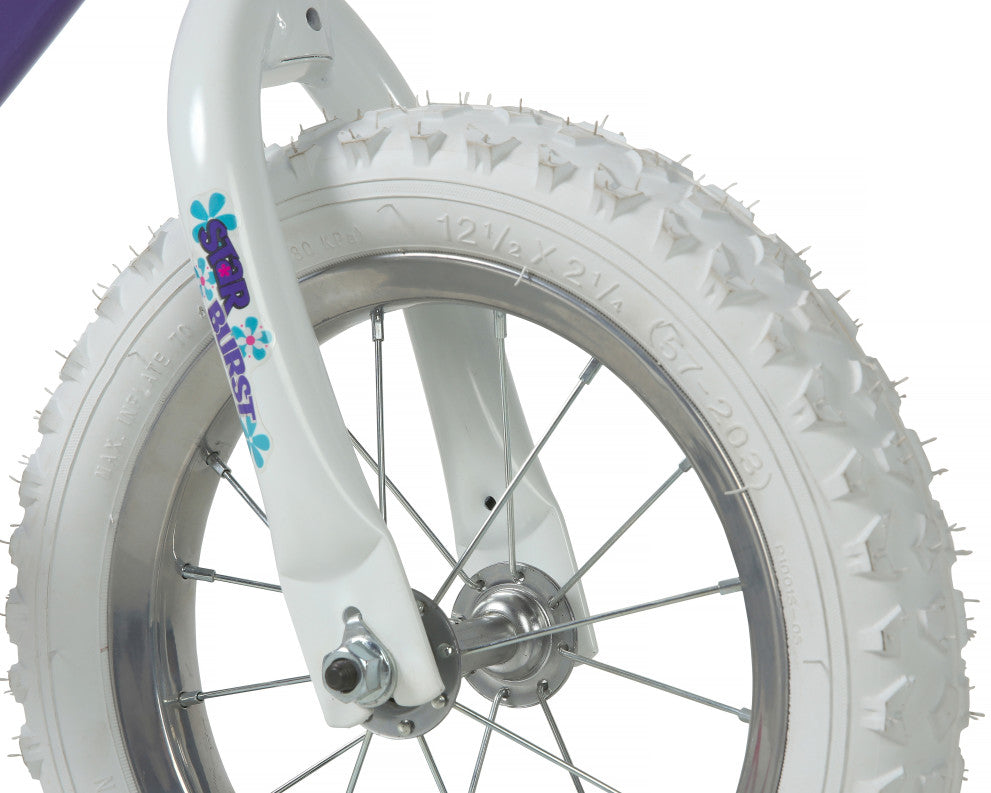 Magna Star Burst 12 Inch Kids Bike - Purple