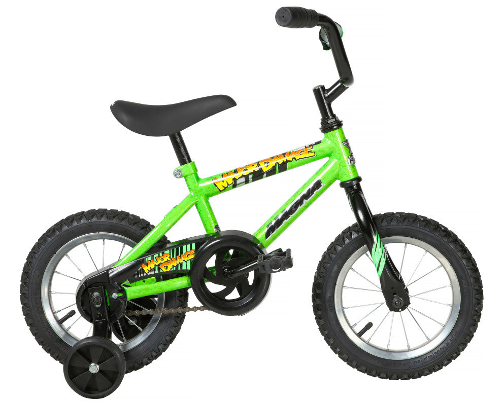 Magna Major Damage 12 Inch Kids Bike - Neon Green