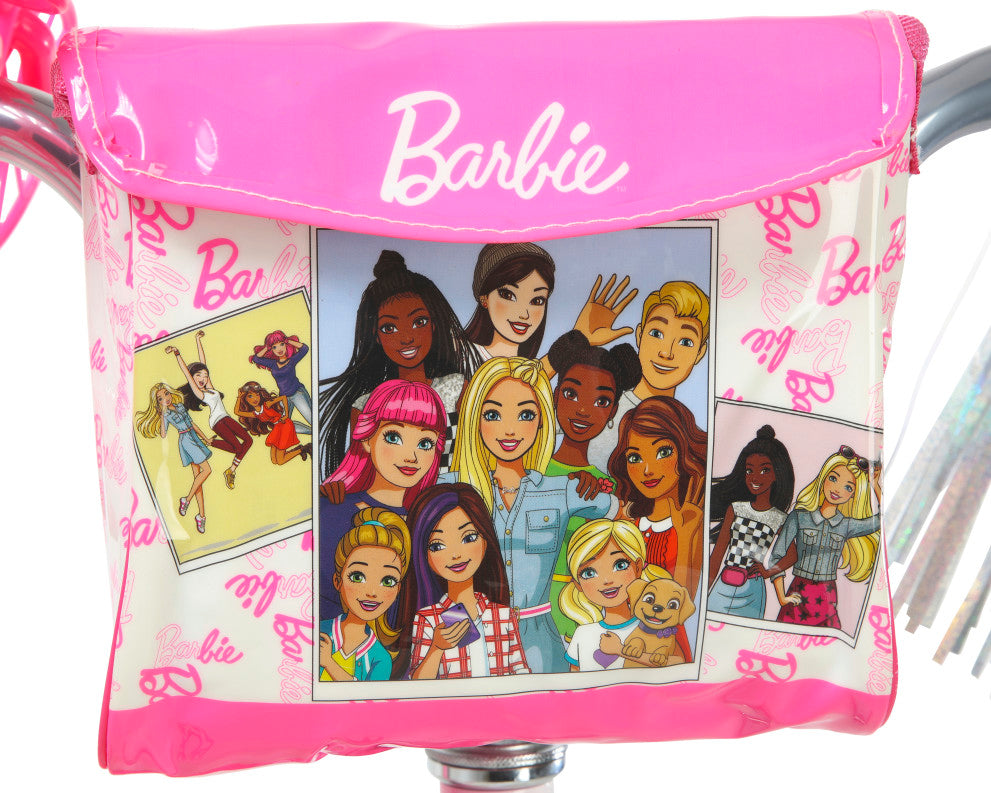 Barbie 12 Inch Kids Bike - Light Pink