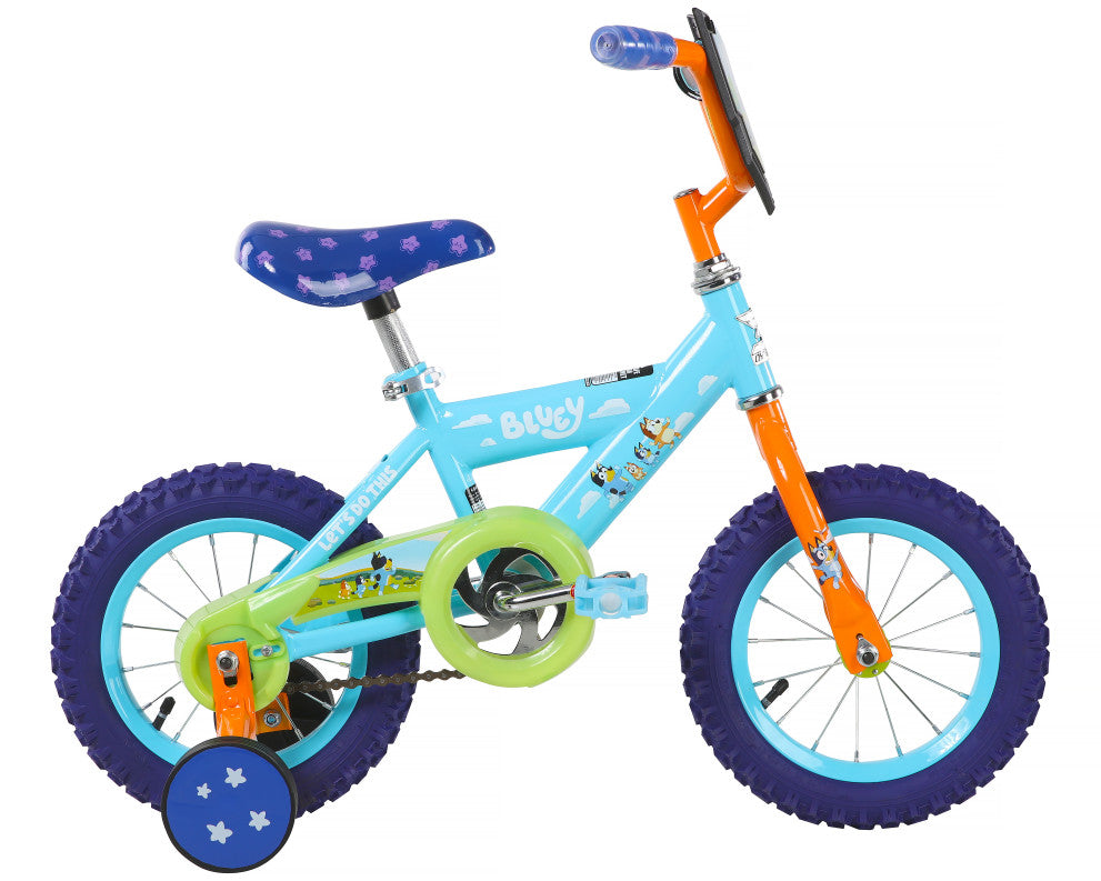 Bluey 12 Inch Kids Bike - Light Blue