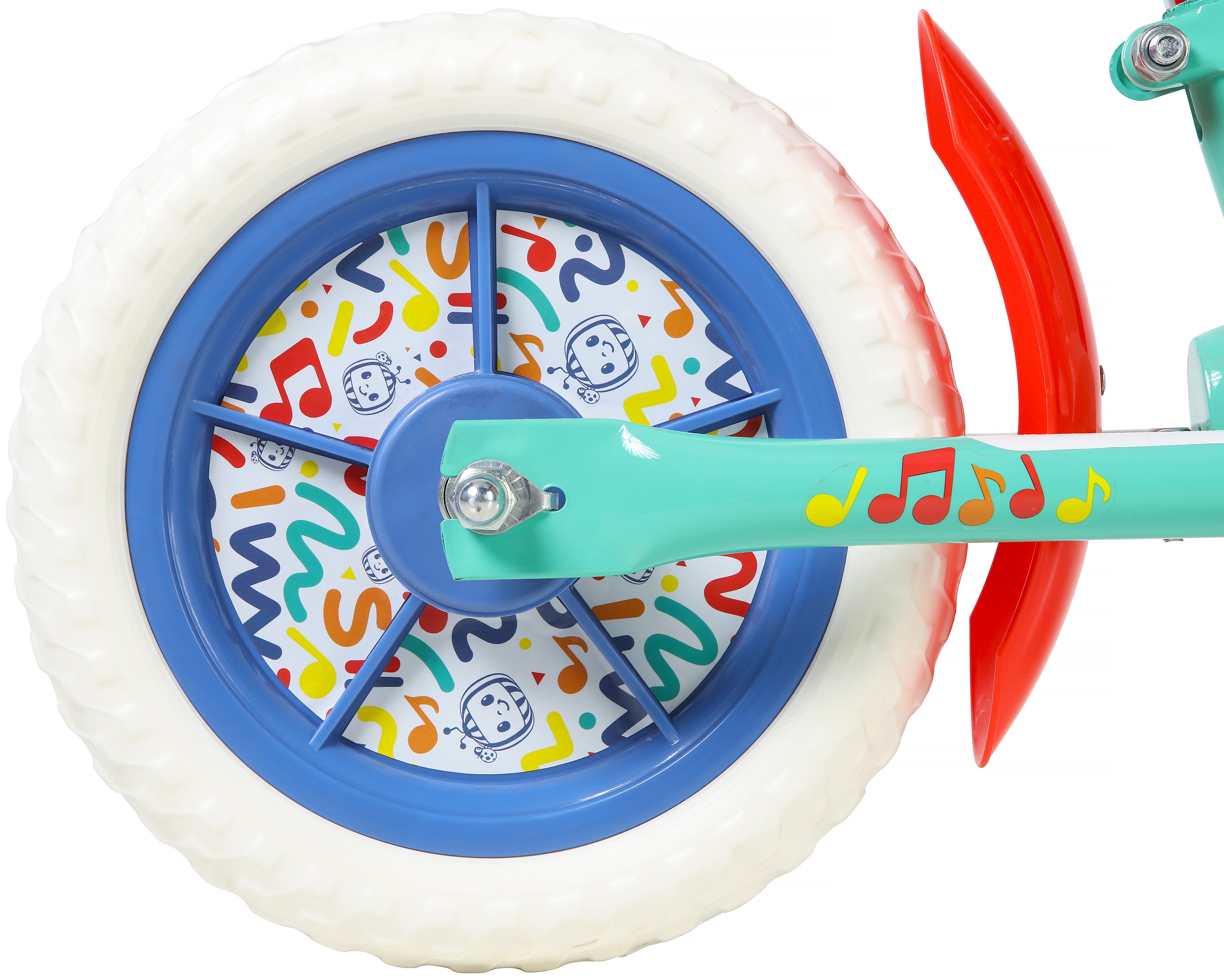 Cocomelon 10 Inch Kids Bike - Teal