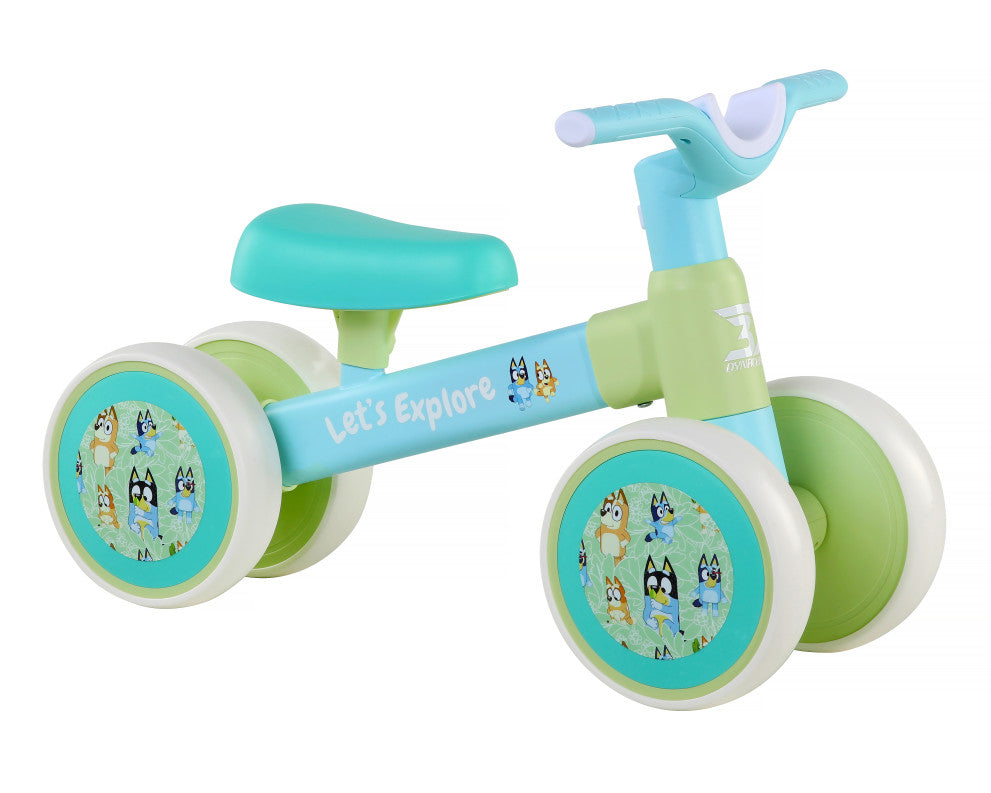 Bluey Unisex 4-Wheel Balance Bike