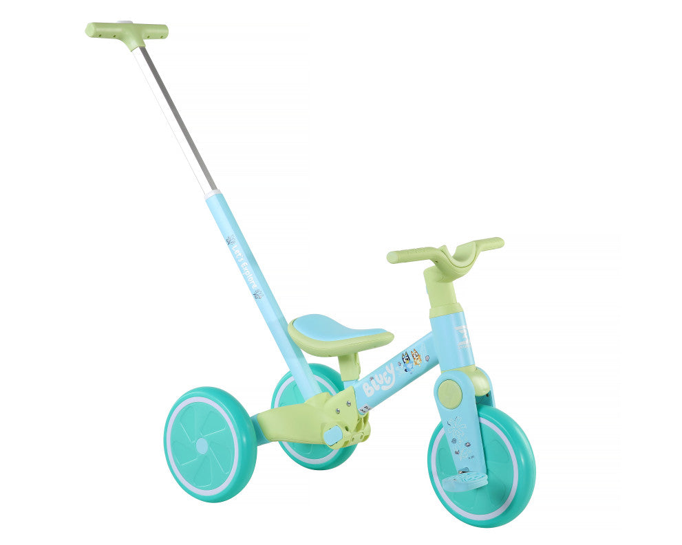 Bluey Unisex 3-in-1 Push Tricycle
