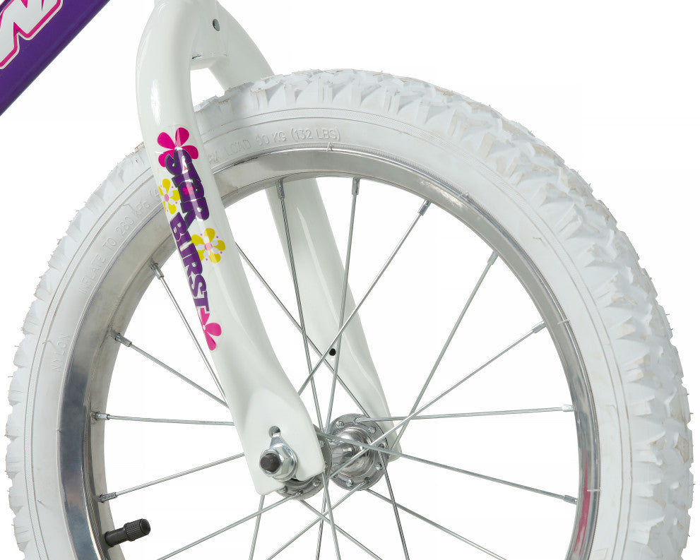Magna Star Burst 16 Inch Kids Bike - Dark Purple