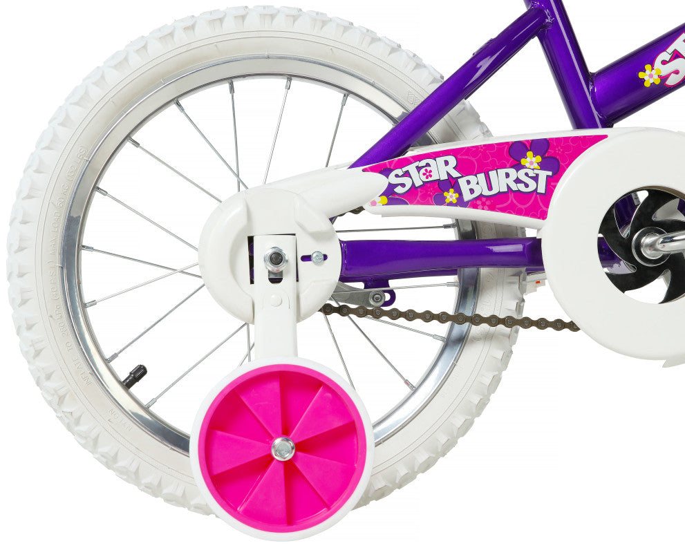 Magna Star Burst 16 Inch Kids Bike - Dark Purple