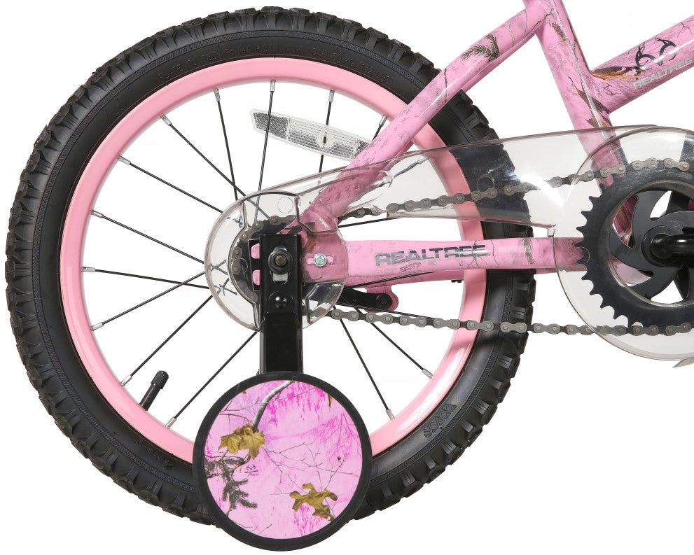 Realtree 16 Inch Kids Bike - Pink