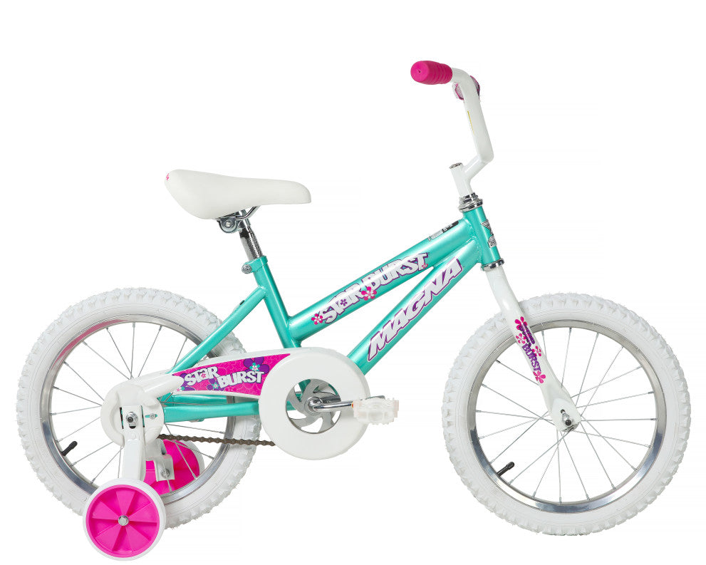 Magna Star Burst 16 Inch Kids Bike - Teal