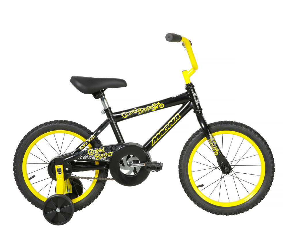 Magna Gravel Blaster 16 Inch Kids Bike - Yellow