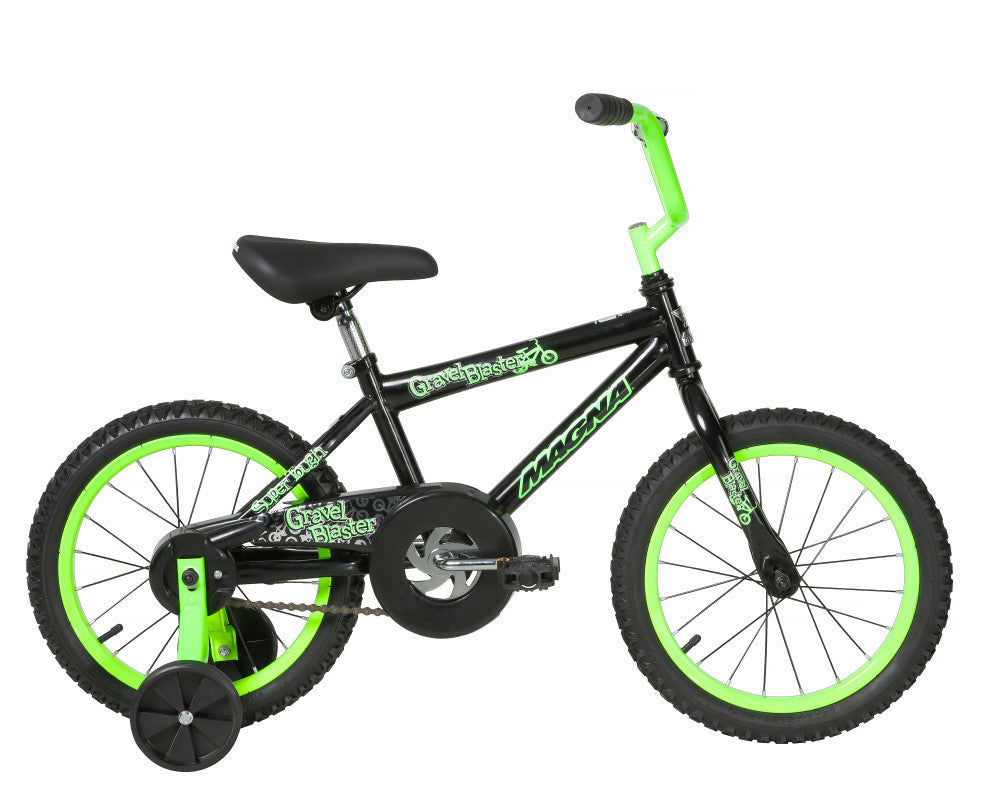 Magna Gravel Blaster 16 Inch Kids Bike - Green