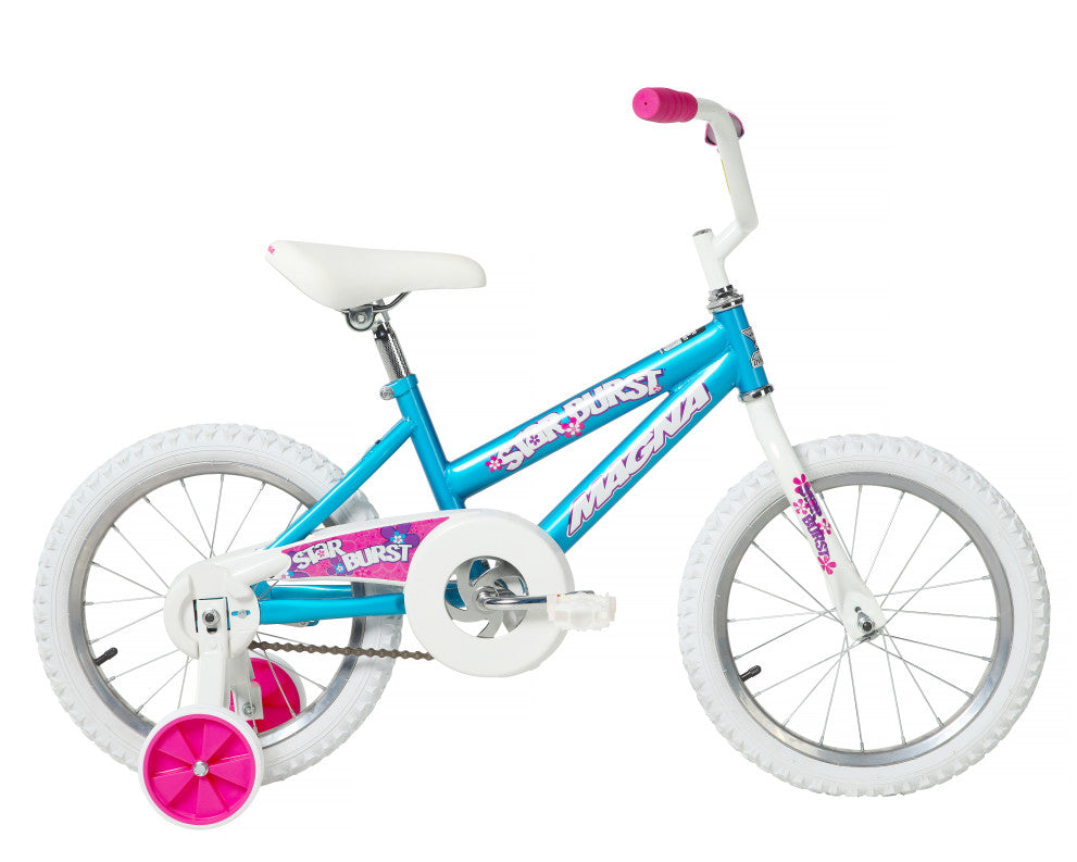 Magna Star Burst 16 Inch Kids Bike - Blue
