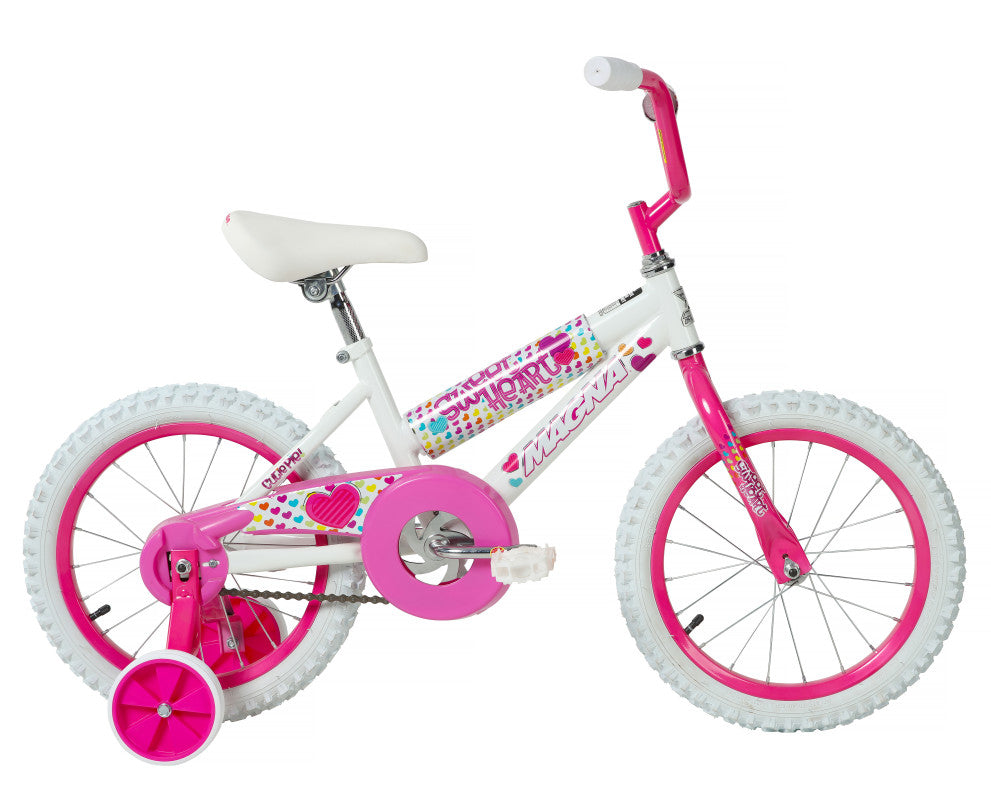 Magna Sweetheart 16 Inch Kids Bike - White