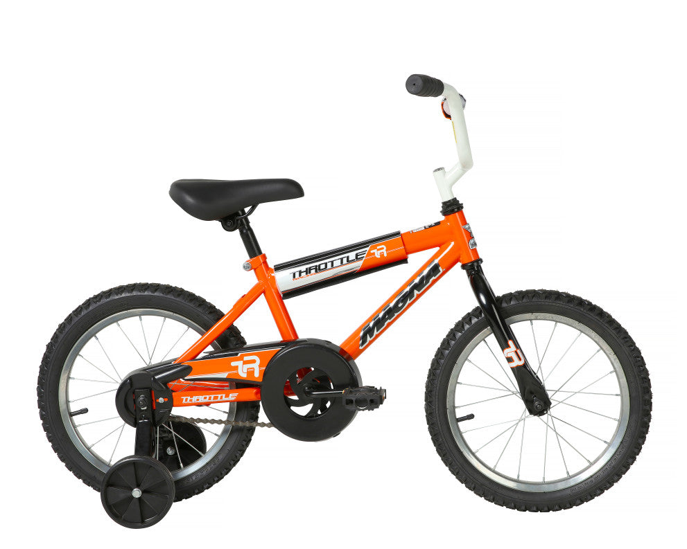 Magna Throttle 16 Inch Kids Bike - Orange