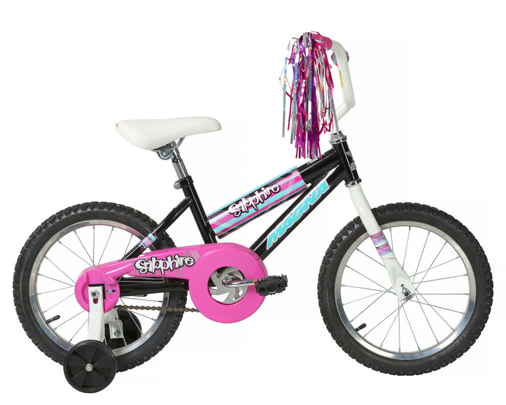 Magna Sapphire 16 Inch Kids Bike - Black