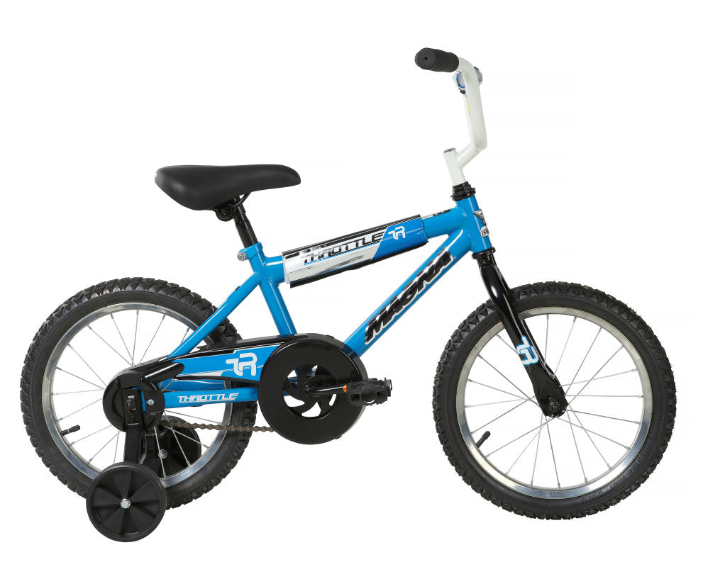 Magna Throttle 16 Inch Kids Bike - Blue