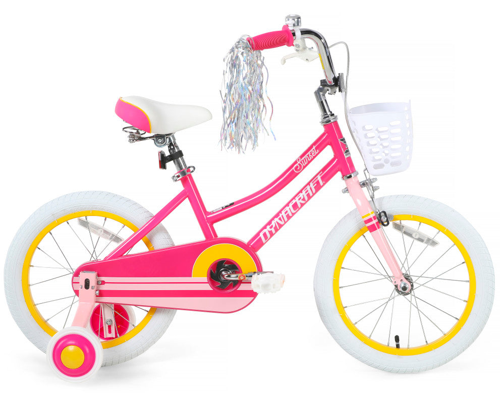 Dynacraft Sunset 16 Inch Kids Bike - Pink