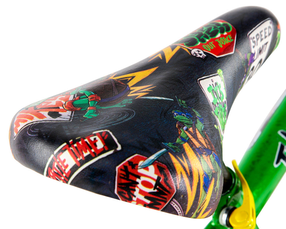 12 teenage mutant ninja turtle bike and helmet value bundle Dynacraft Teenage Mutant Ninja Turtles 16-Inch Boys BMX Bike, Kids Bicycle with Training Wheels, TMNT Themed, Ages 5-7 Years