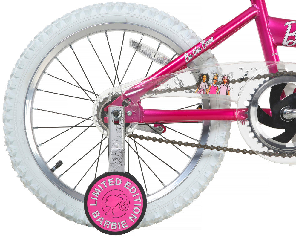 Barbie 18 Inch Kids Bike - Pink