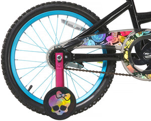 Monster High 18 Inch Kids Bike - Black