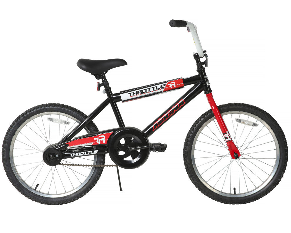 Magna Throttle 20 Inch Kids Bike - Black
