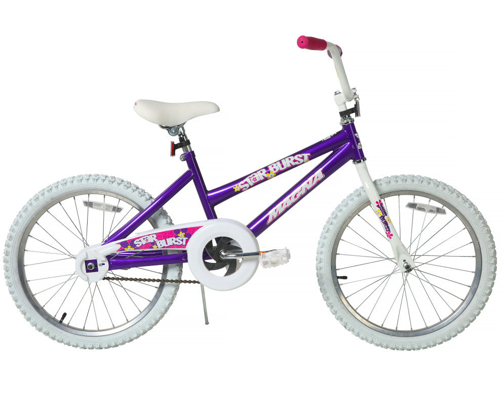 Magna Star Burst 20 Inch Kids Bike - Dark Purple