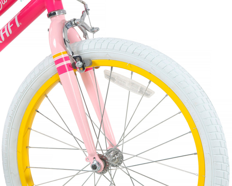Dynacraft Sunset 20 Inch Kids Bike - Pink