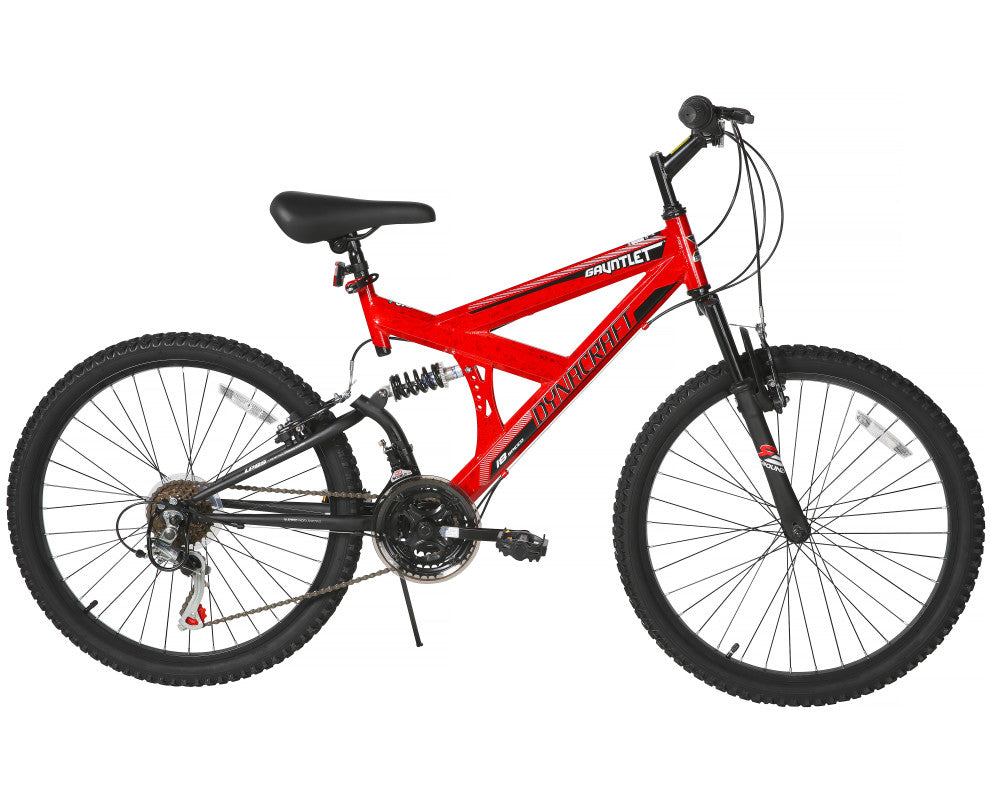 Dynacraft Gauntlet 24 Inch Kids Bike - Red